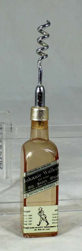 A JOHNNIE WALKER BOTTLE CORK SCREW - BID NOW!!!