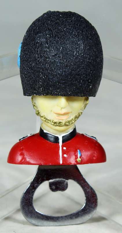 A  ROYAL GUARD FRIDGE MAGNET BOTTLE OPENER - BID NOW!!!