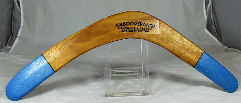 Hand made A.B. Boomerangs