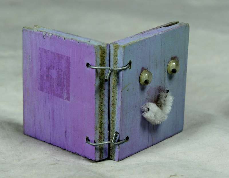 Miniature crazy about you wooden book