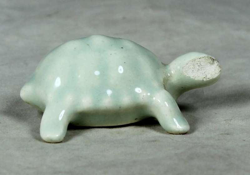 Miniature porcelain tortoise