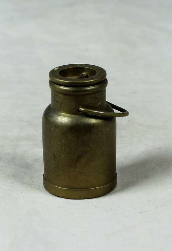 Miniature - A Brass Milk Can