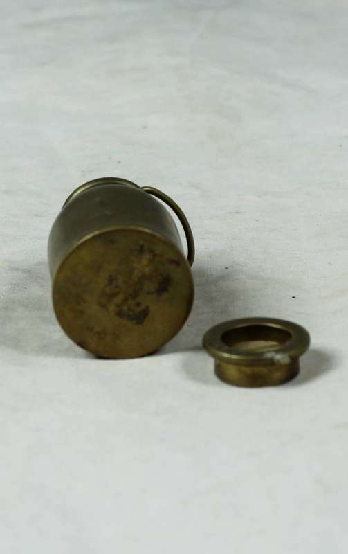 Miniature - A Brass Milk Can