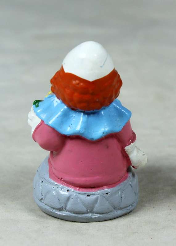 MINIATURE - A BABY CLOWN HOLDING A FLOWER - BID NOW!!!