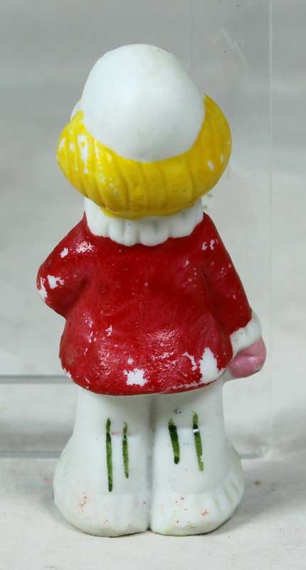 MINIATURE -  CLOWN WITH A YELLOW FLOWER  - BID NOW!!!