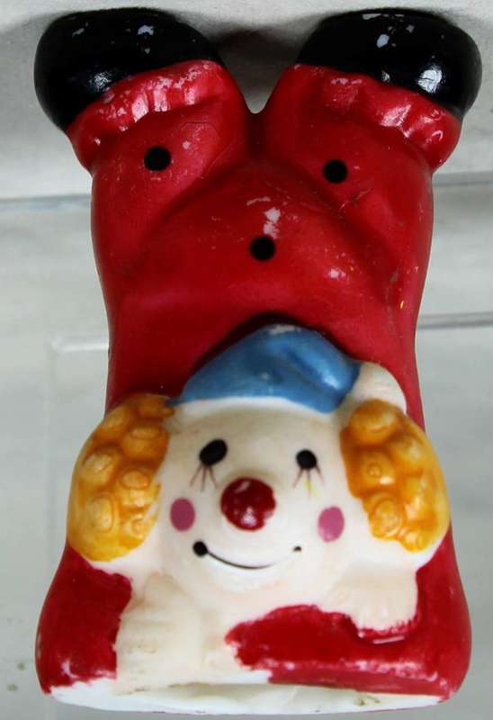 MINIATURE - CLOWN STANDING ON HIS HEAD - BID NOW!!!