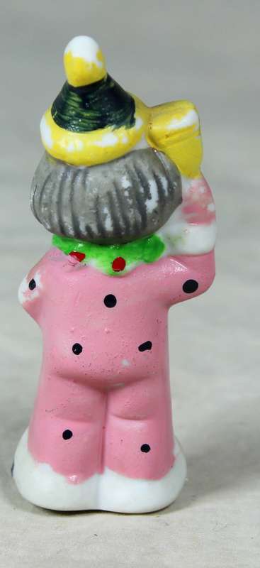 Pink and yellow clown