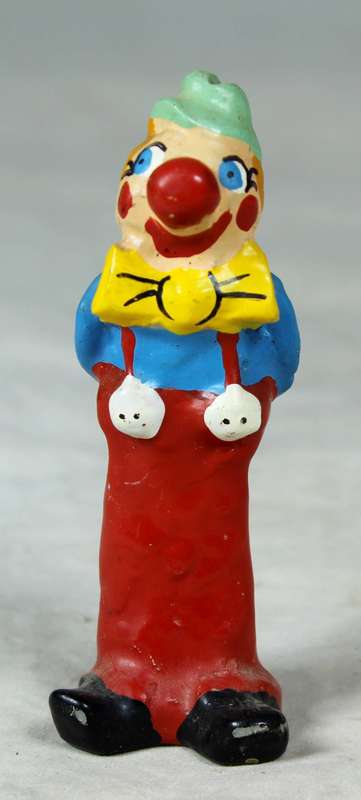 Clown with a yellow bow tie