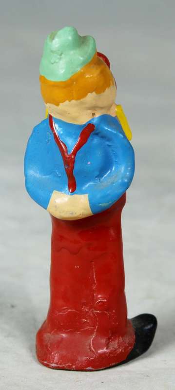 Clown with a yellow bow tie