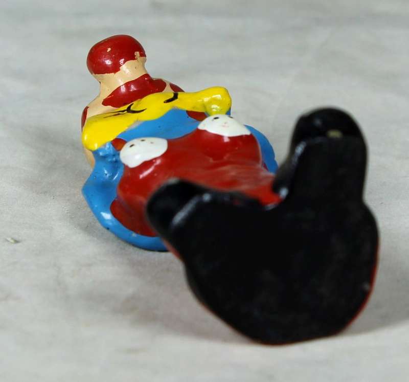 Clown with a yellow bow tie