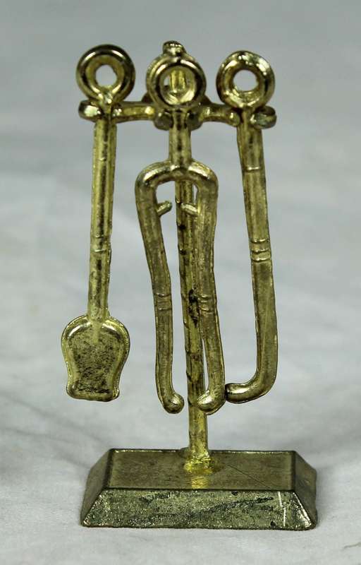 Miniature bronze cleaning set