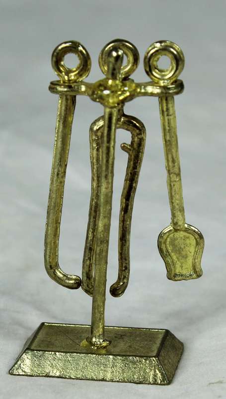 Miniature bronze cleaning set