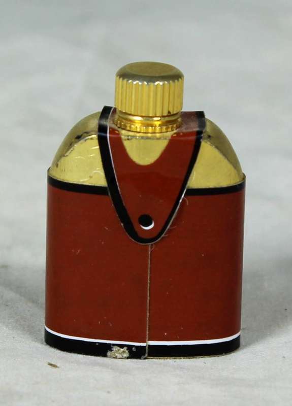 Miniature bronze flask