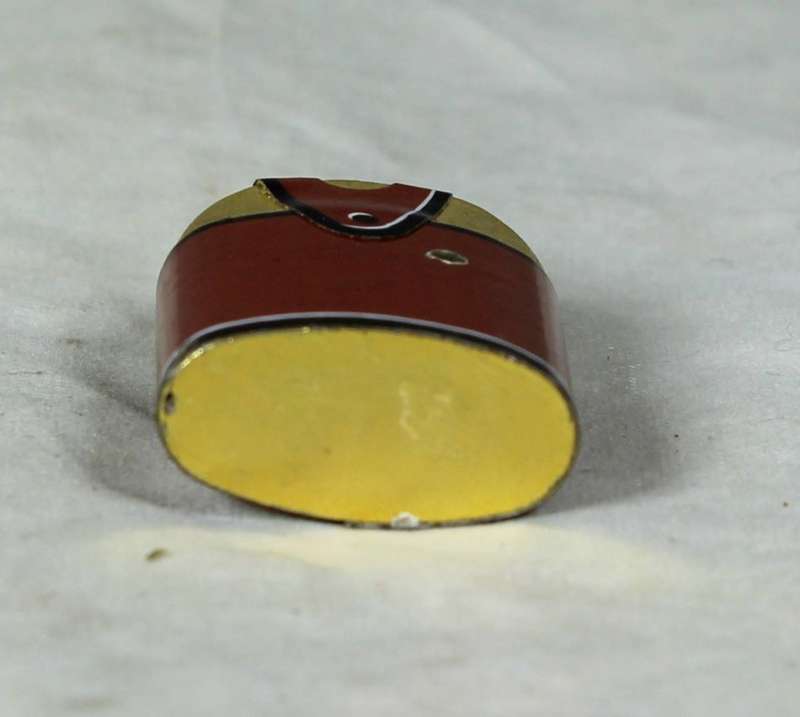 Miniature bronze flask