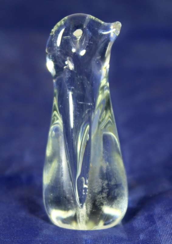 Miniature glass baby penguin
