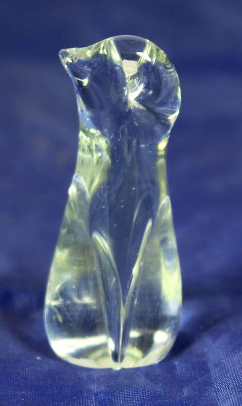 Miniature glass baby penguin