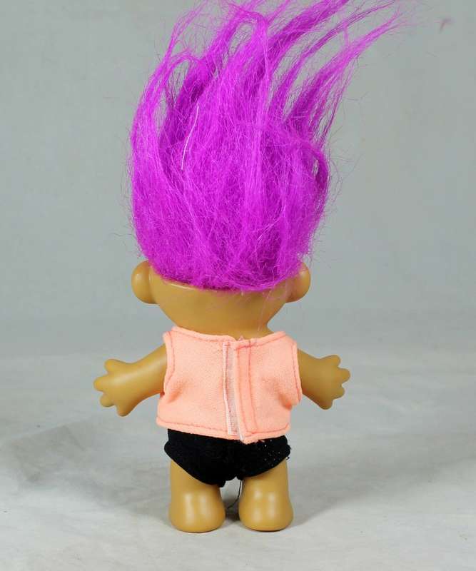 RUSS TROLL DOLL MADE IN CHINA - I LOVE BIKING TSHIRT-BID NOW!!