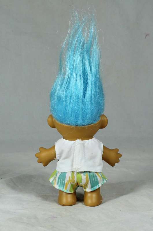 RUSS TROLL DOLL MADE IN CHINA-IN SUMMER CLOTHES-BID NOW!!!!