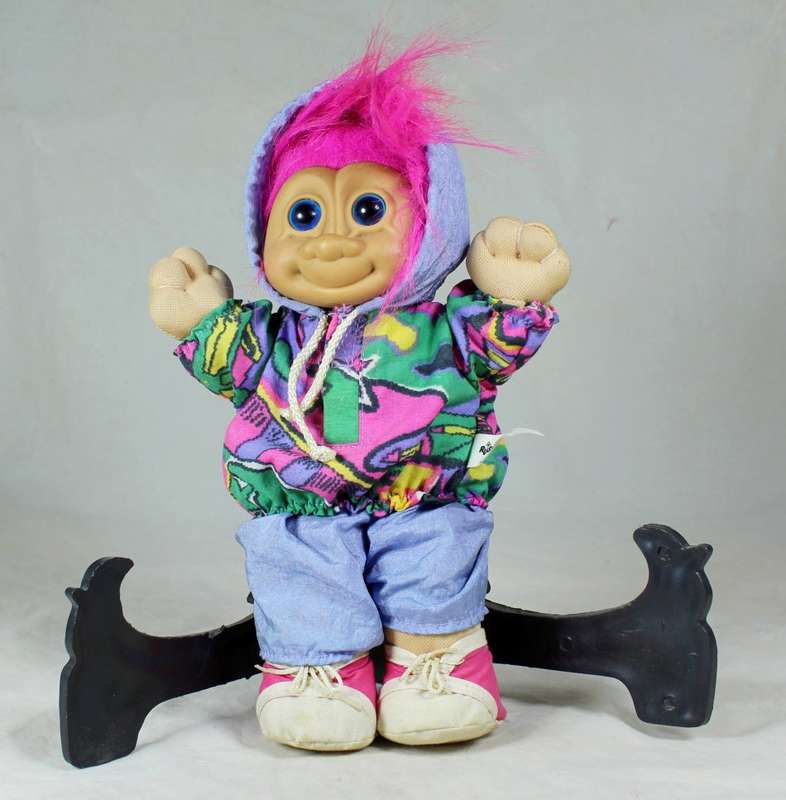 RUSS TROLL DOLL MADE IN CHINA - WITH A HOODIE - BID NOW!!!!