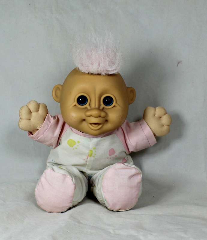 RUSS TROLL DOLL MADE IN CHINA - A LARGE BABY TROLL - BID NOW!!!!