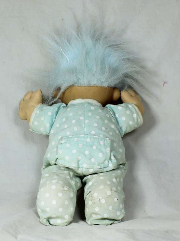 RUSS TROLL DOLL MADE IN CHINA - A LARGE TROLL IN PAJAMAS - BID NOW!!!!