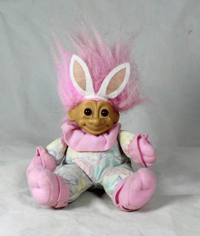 RUSS TROLL DOLL MADE IN CHINA - WITH BUNNY EARS - BID NOW!!!!