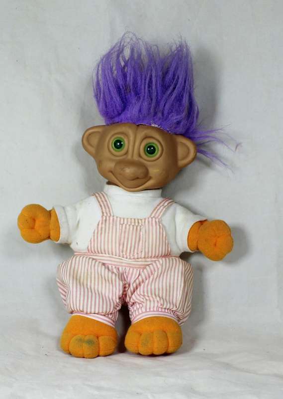 LARGE TROLL DOLL MADE IN CHINA - BATTERY OPERATED - BID NOW!!!!