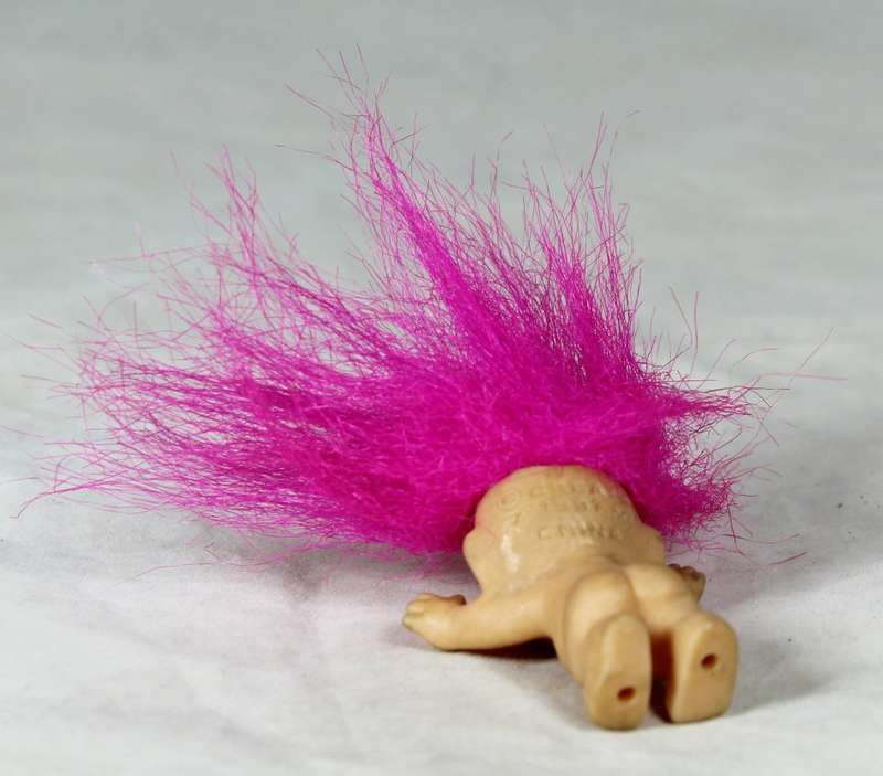 SMALL TROLL WITH RED HAIR  - BID NOW!!!!