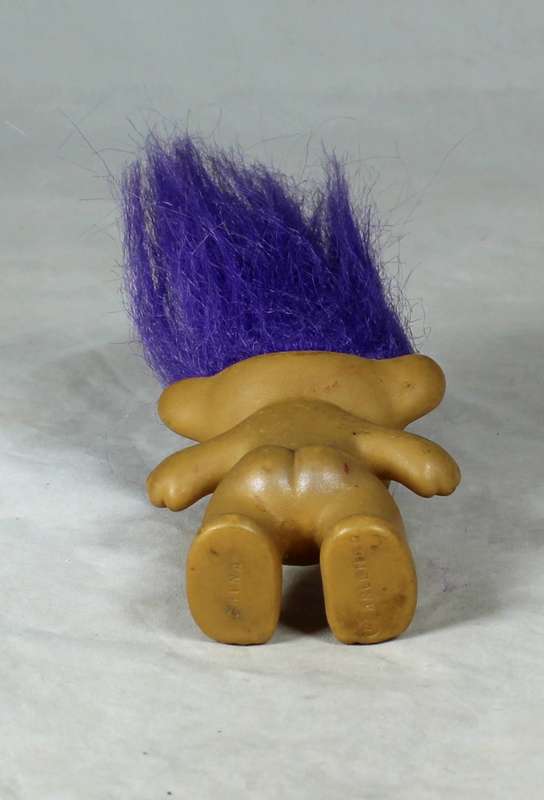TROLL DOLL WITH PURPLE HAIR - BID NOW!!!!