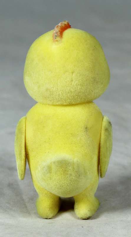 Small furry yellow chick