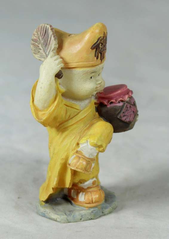 Baby Buddha - Monk Dancing with a Drum