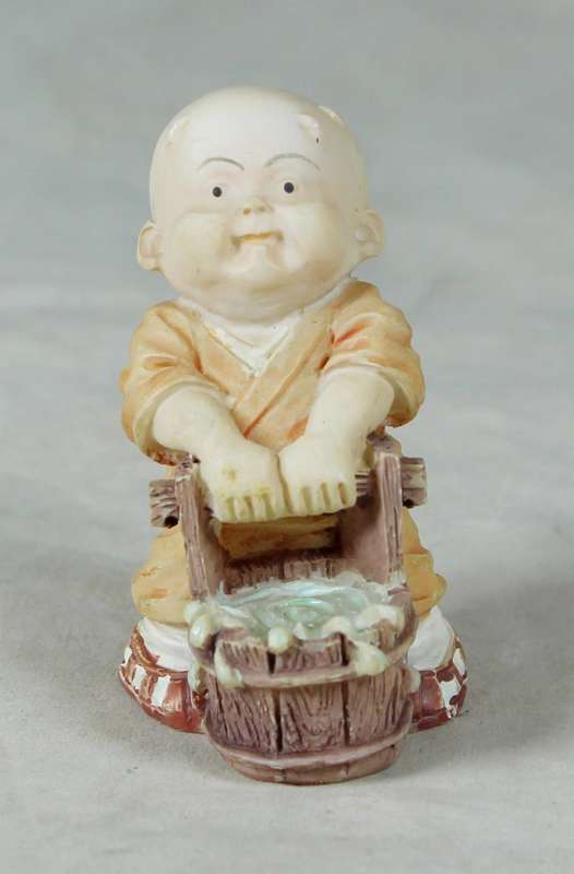 Baby Buddha - Monk Carrying a Water Bucket