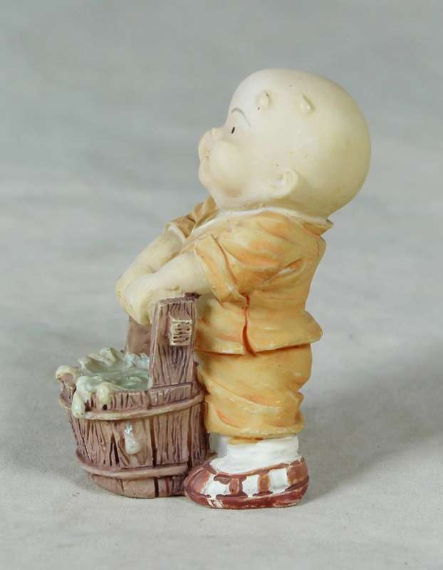 Baby Buddha - Monk Carrying a Water Bucket