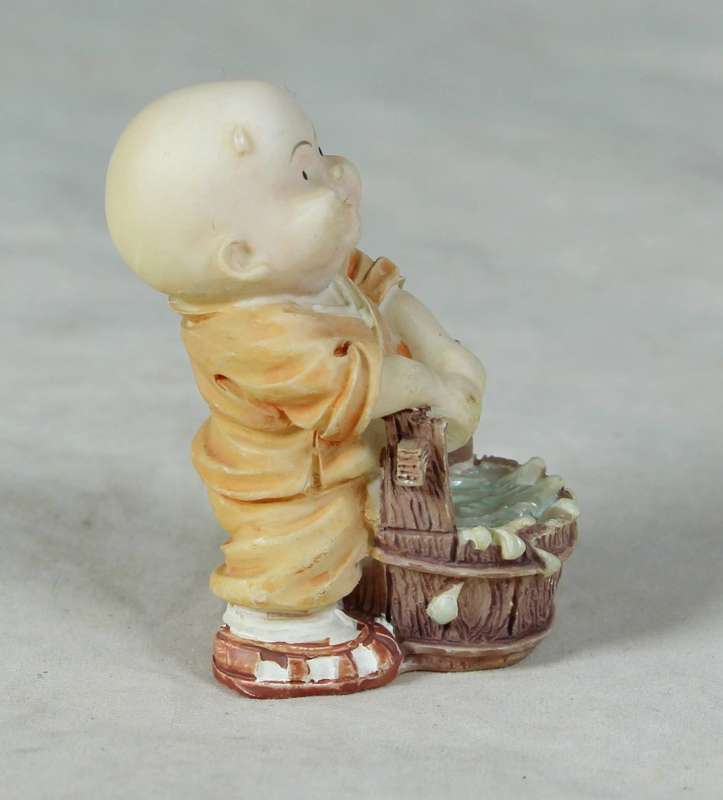 Baby Buddha - Monk Carrying a Water Bucket