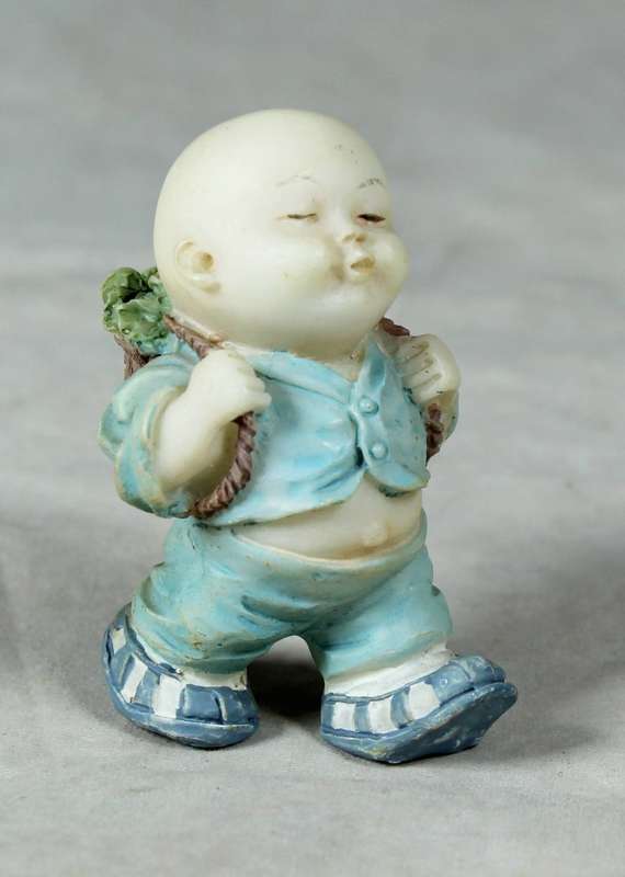 Baby Buddha - Monk Carrying Veggies