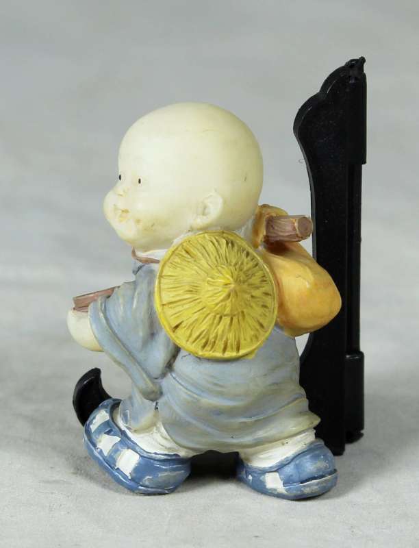 Baby Buddha - Monk Carrying his Bag and Cup