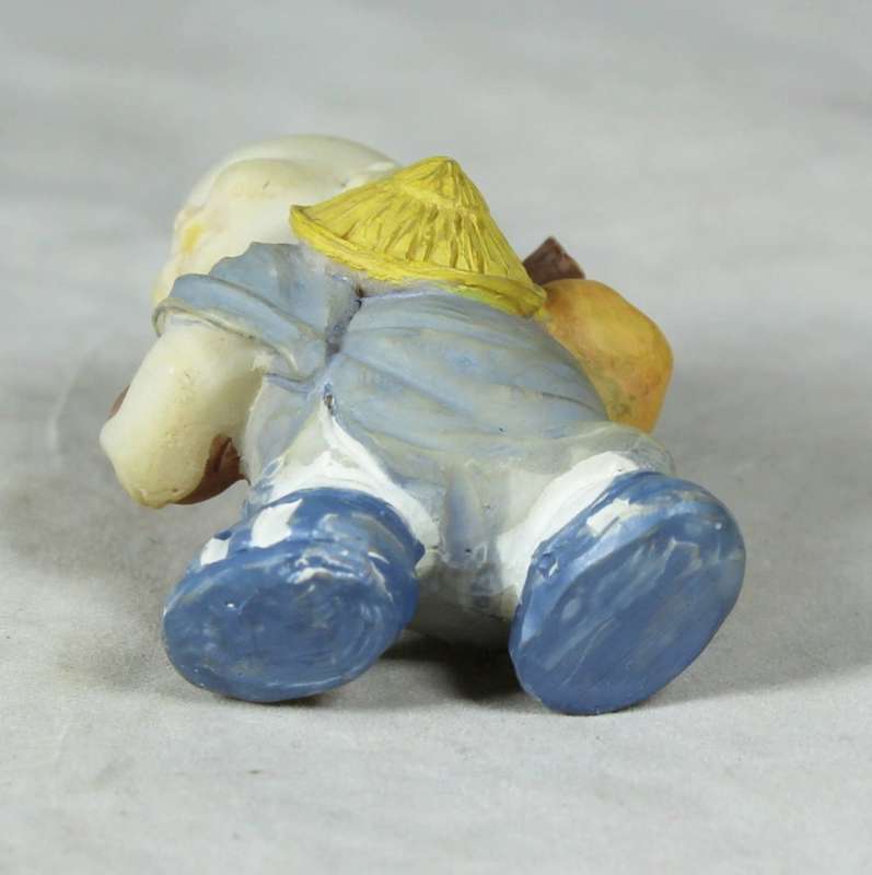 Baby Buddha - Monk Carrying his Bag and Cup