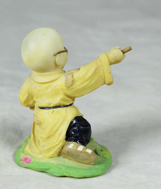 Baby Buddha - Monk with his Fighting Stick