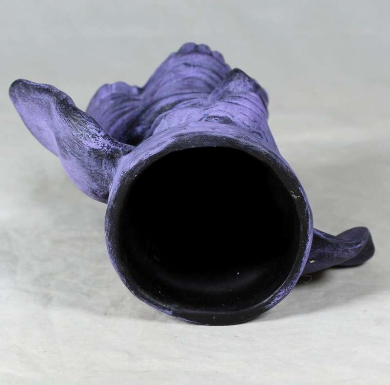 Purple elephant pen holder