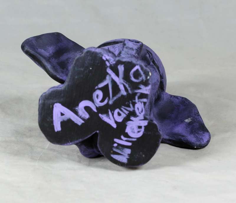 Purple elephant pen holder