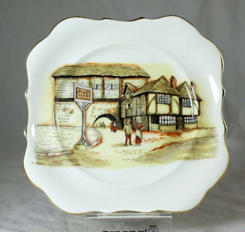 SANDLAND WARE DISPLAY PLATE - THE JOLLY DROVER  - BID NOW!!!!