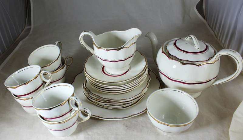 Grindley cream petal tea set