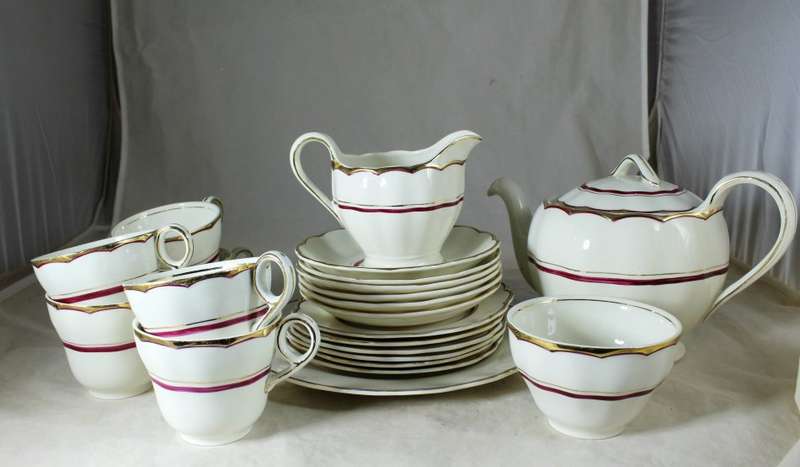 Grindley cream petal tea set