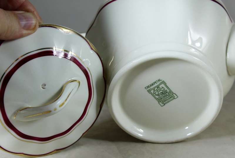 Grindley cream petal tea set