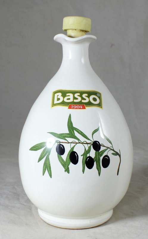 BASSO OLIVE OIL JUG  - BID NOW!!!!