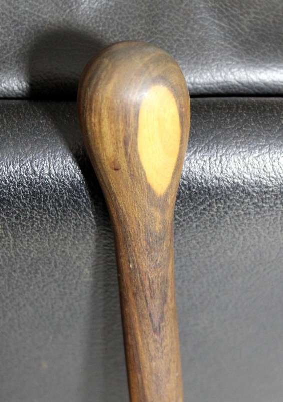 WOODEN CANE WITH INLAY  - BID NOW!!!!