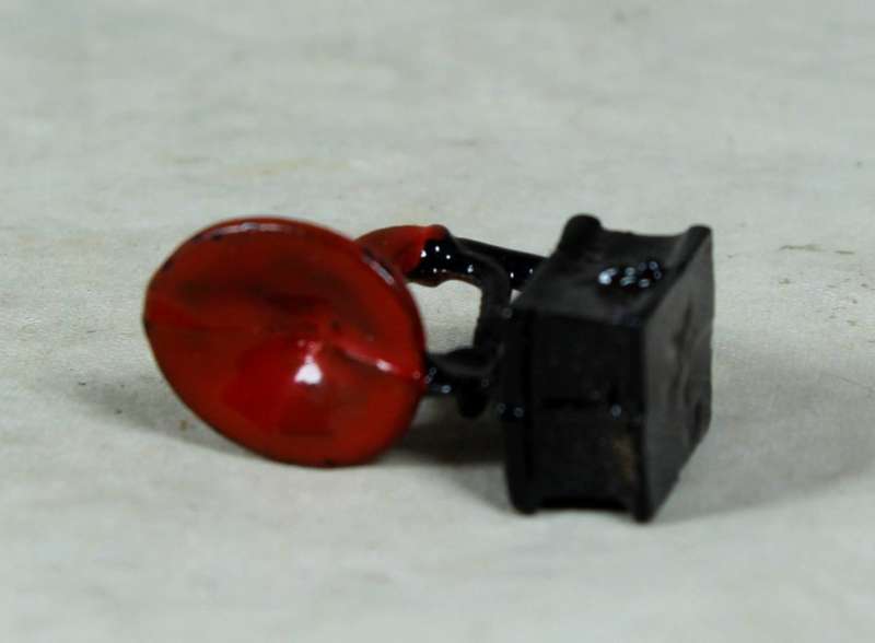 Miniature metal gramophone