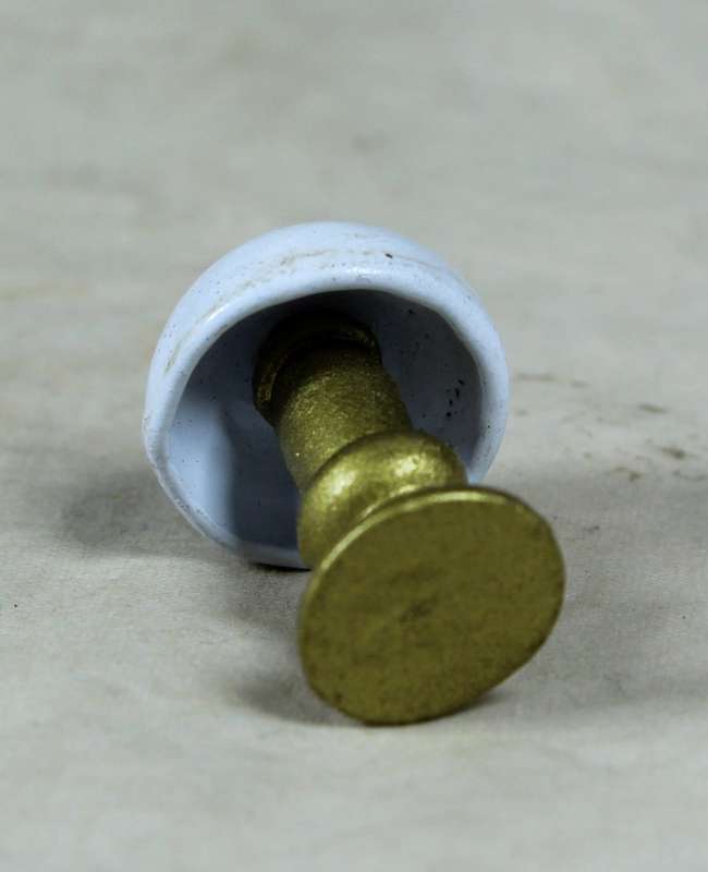 Miniature brass lamp