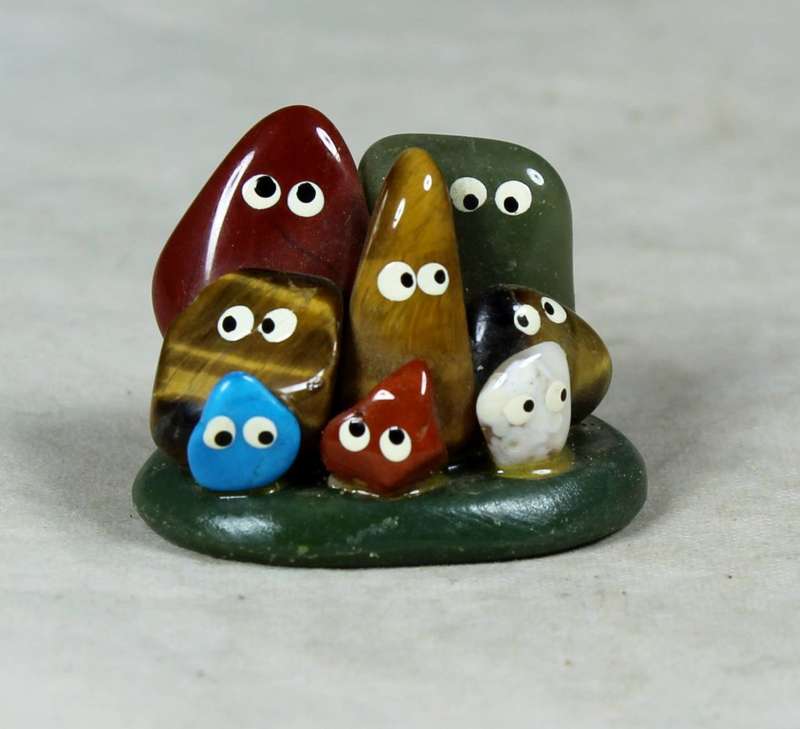 Miniature stone family