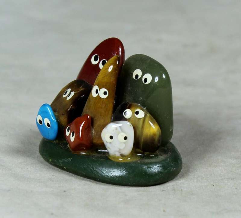 Miniature stone family